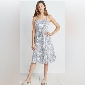 Marine Layer NWT Lily Dress in Geo Palm Print, Size L